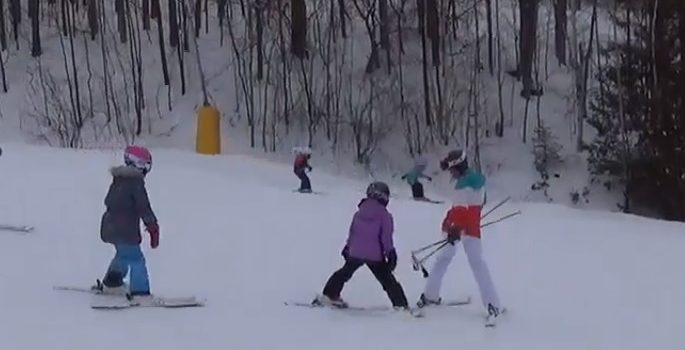 Teaching Skiing for Nepali Children